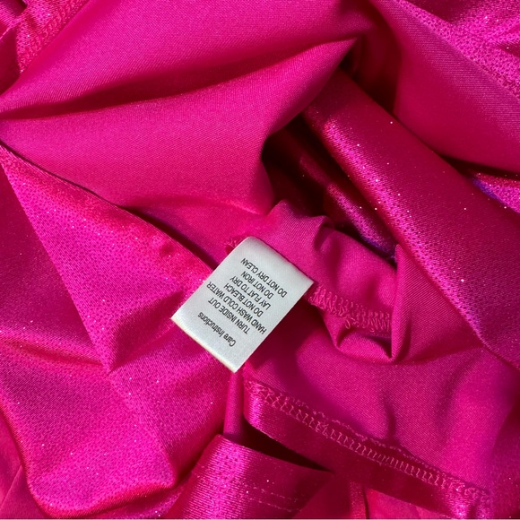 EMERALD SUNDAE Juniors' Side-Pleated Shimmer Dress / Size: XXS - Picture 11 of 13